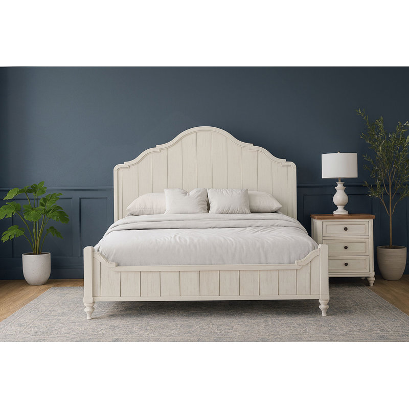 Queen Panel Bed - Cement, Queen