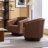 31.1" W Upholstered Swivel Barrel Chair-1680354534