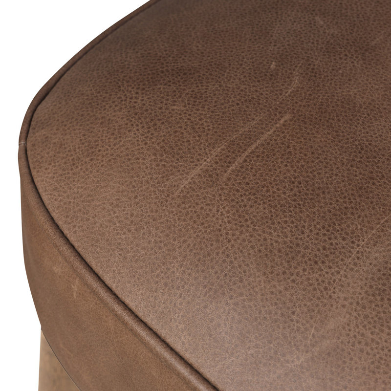 Orville Dining Chair-Cambric Ivory, Palermo Cigar