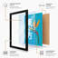 Bird of Paradise Typography Tropical - Framed Print-947647567-947647560