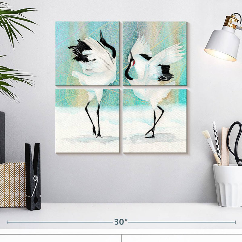 Brampt Dancing Japanese Cranes