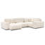 Mollis 6 Seater Corduroy Corner Sofa -704118327