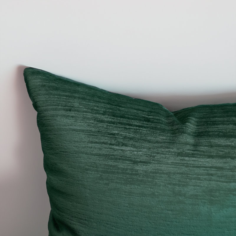Ensemble de coussins décoratifs en velours texturé Thomas Collection® Evergreen, Rectangle 12"H x 20"W