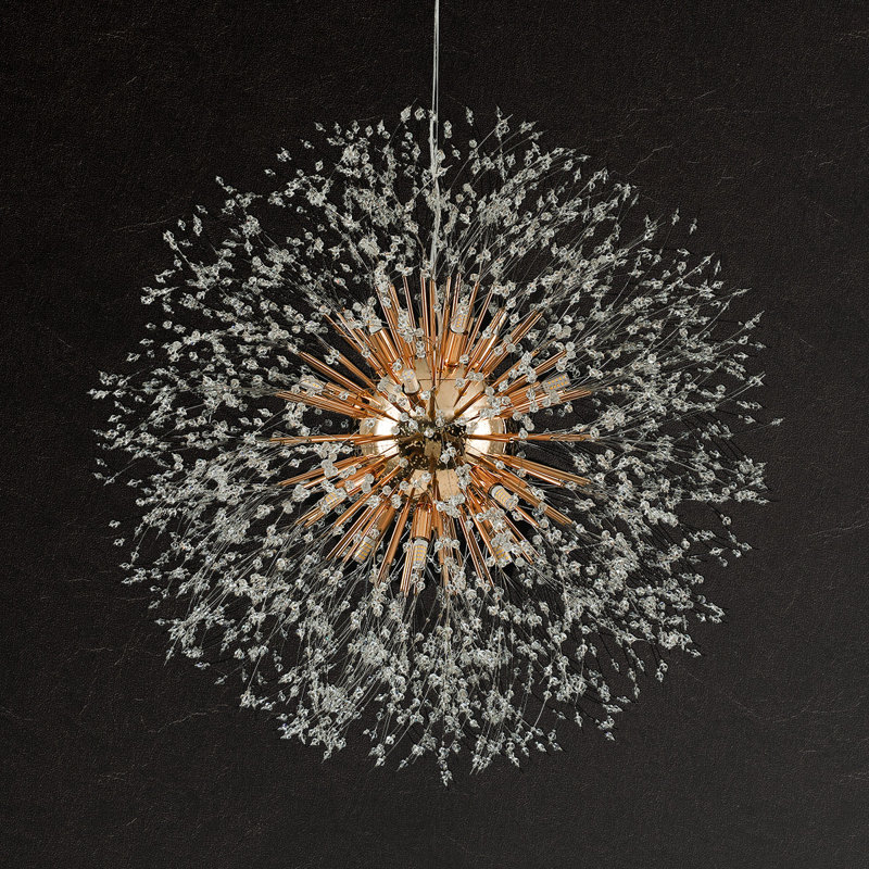 Durtche 16 - Light Grand Sputnik Sphere Crystal Chandelier