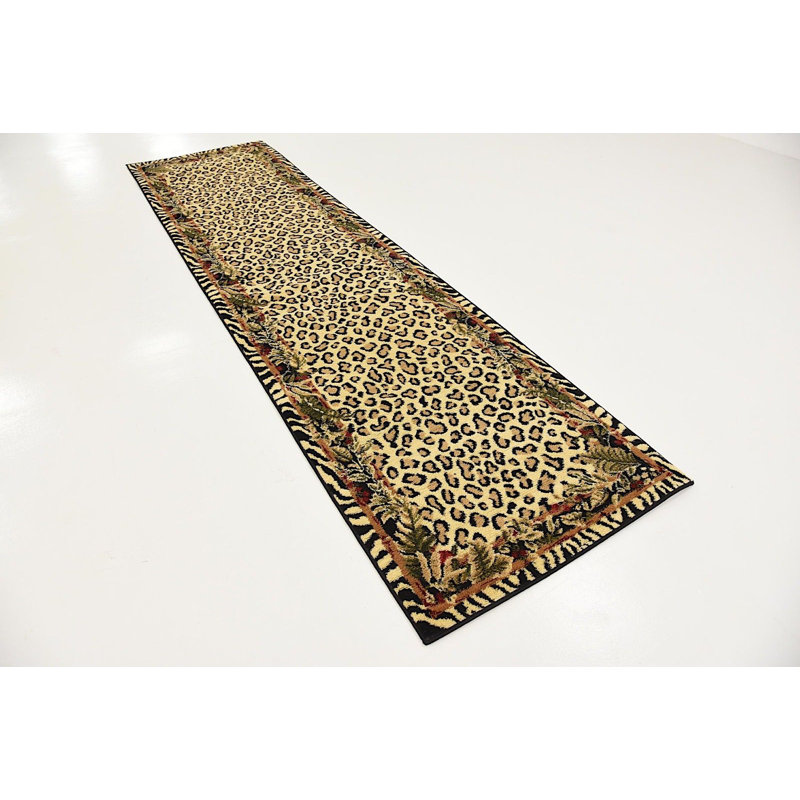 Testerman Animal Print Indoor Rug, Runner 2'7" x 10'