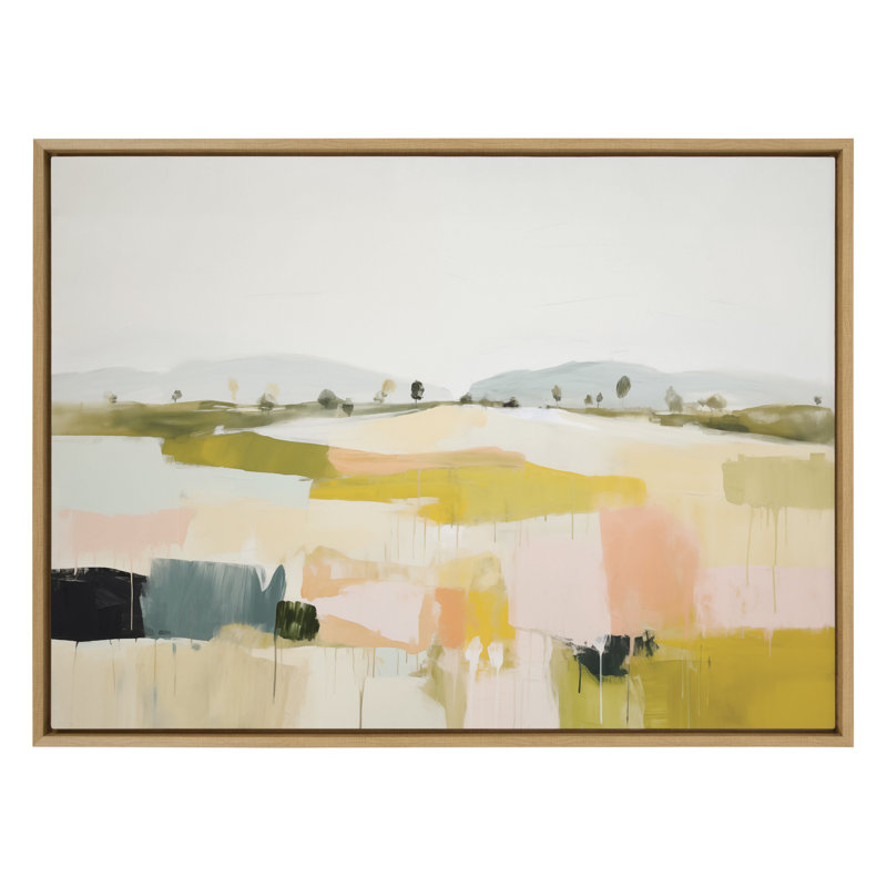 Reproduction d'art sur toile encadrée "Quaint Vista I" par Amy Lighthall, H 31,5 po x l 42 po