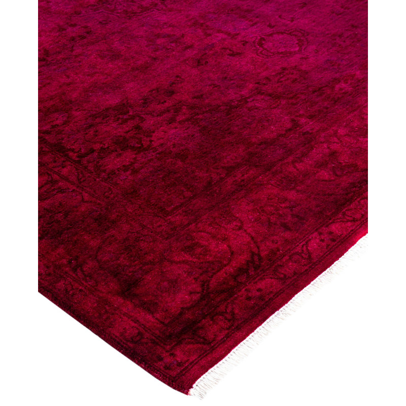 Overdyed One-of-a-Kind 4' 7" X 6' 10" Hand Knotted Area Rug