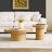Compact End Tables, Mdf Sintered Stone Modern Accent For Home