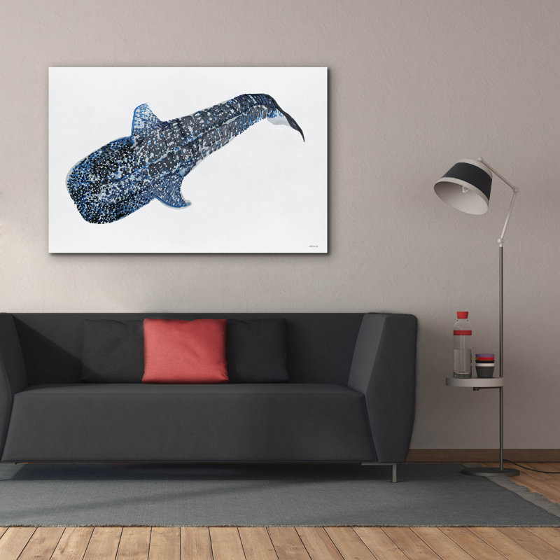 «Shark Whale 2» par Stellar Design Studio, H 40 po x l 60 po x P 1,5 po