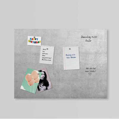 Magnetic Glass Photo Memo Board
