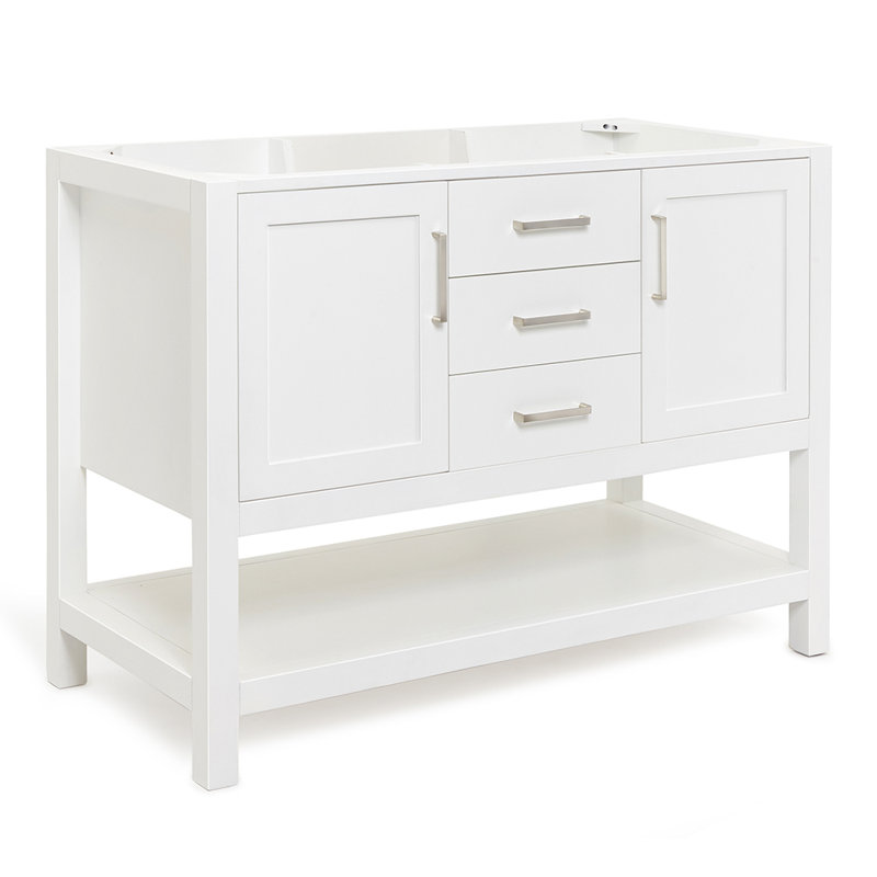 Abdullah 48'' Single Bathroom Vanity Base Only, White