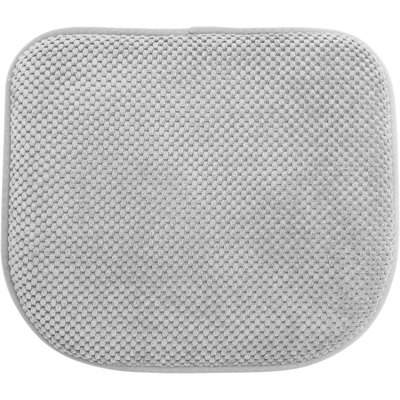 Coussins de chaise de cuisine en mousse argentée et gris
