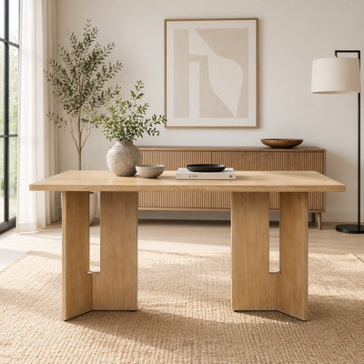 Farmhouse Wood Dining Table