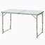 Table de camping pliante portative en aluminium facile à nettoyer