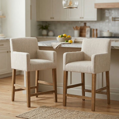 Alighiero Solid Wood Stool