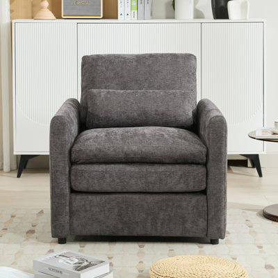 Fauteuil rembourré 31,9 "surdimensionné et confortable
