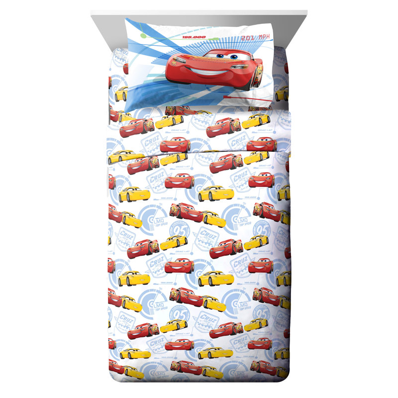 Cars Microfiber Sheet Set