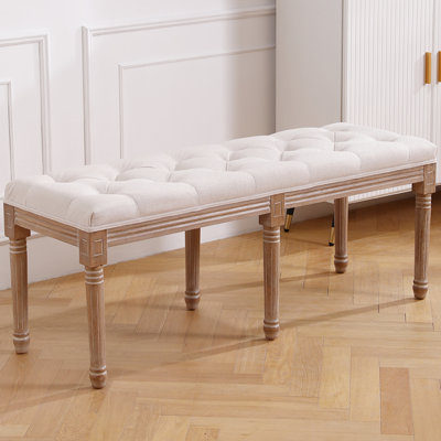 Gajijens Velvet Upholstered Bench