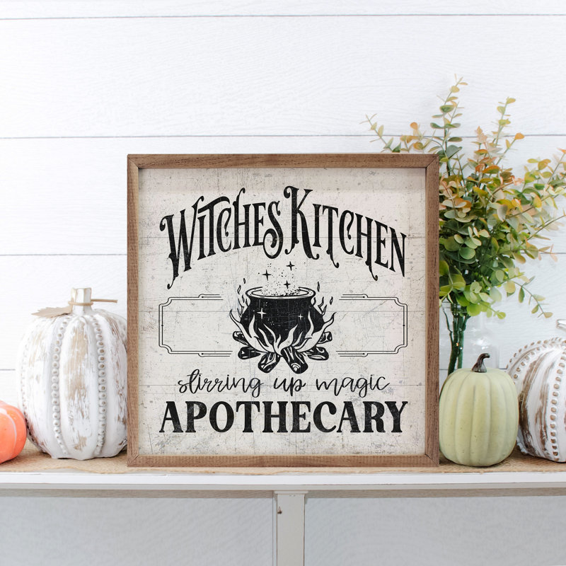 Witches Kitchen White, 4" W x 4" H