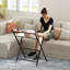Bureau à domicile, bureau d'ordinateur pliable, bureau pliable de 27,6 po avec tablette pour petits espaces, bureau à domicile, bureau