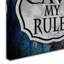 «Man Cave 2» par LightBoxJournal - reproduction d'art textuel sur toile-21939239