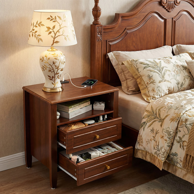 50 cm W Bedside Table