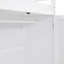 Lit mezzanine double avec tiroirs, bureau et garde-robe - blanc