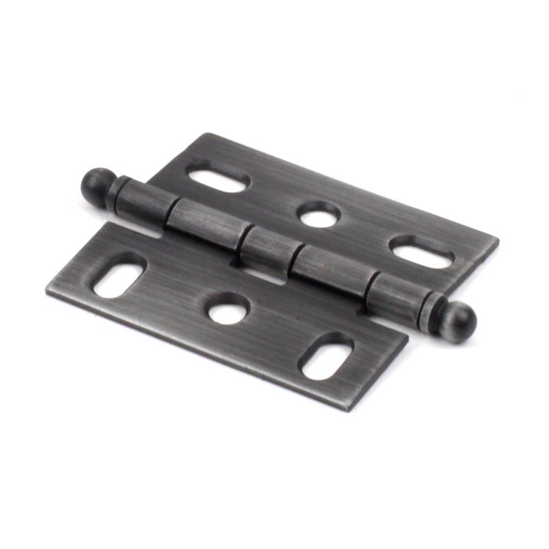 Mortise Traditional Hinge, Weathered Pewter