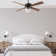 Drexel 52"W Remote Controlled Ribbed Clear Glass Shaded Ceiling Fan - Beachcrest Home