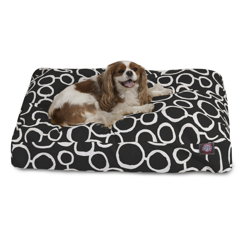 Coussin Fusion Orthopedic, Noir, Petit (l 20 po x P 27 po x H 4 po) ;