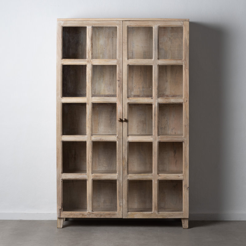 Kusan Display Cabinet, Worn White