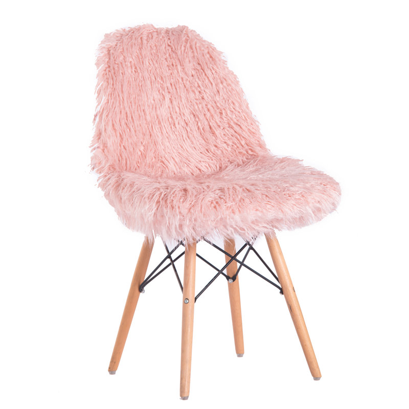 Chaise d'appoint large 19,31 po Osvaldo, Rose