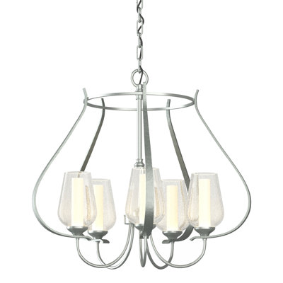 Lustre géométrique à 5 lumières Flora