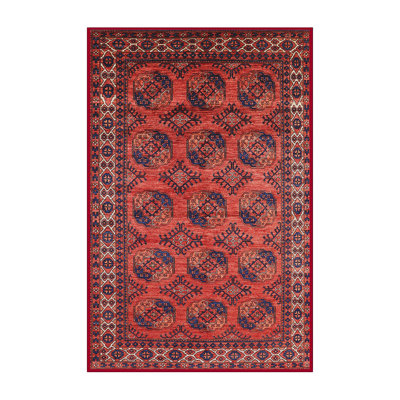 Tapis de style oriental rouge