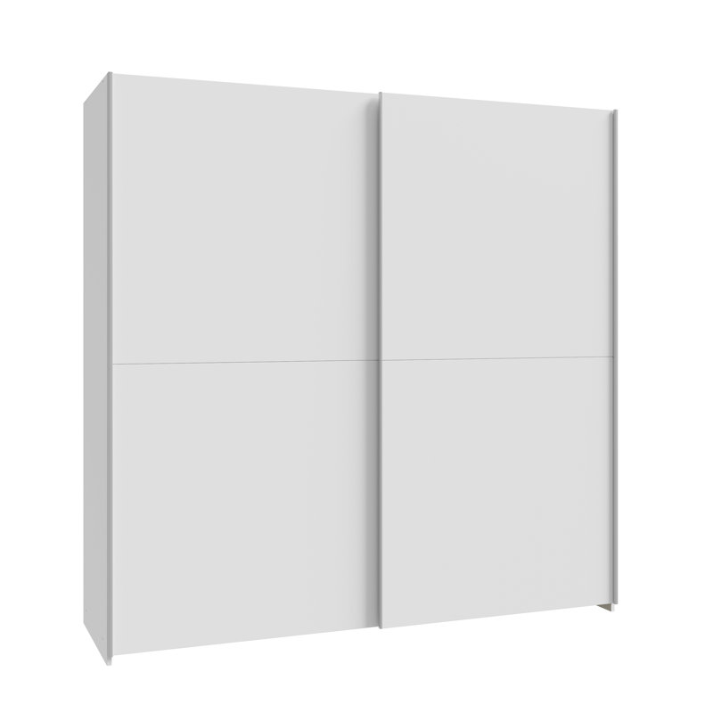 Nakari 2 Door Manufactured Wood Wardrobe, 190 cm H x 190 cm W x 61 cm D