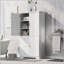 Armoire de rangement polyvalente avec plusieurs compartiments pour divers espaces-456416988