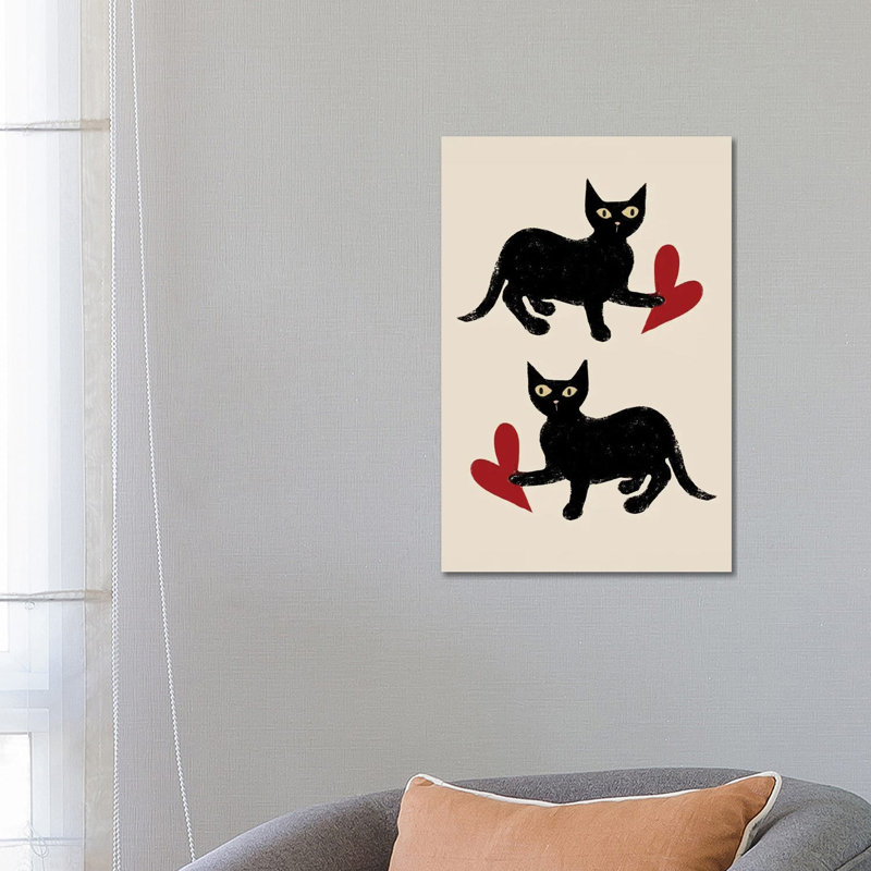 «Love Is Simple», reproduction d'art sur toile tendue, H 26 po x l 18 po, Toile tendue, Ne s’applique pas