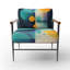 Fauteuil d'appoint rembourré Briadale-1519525462