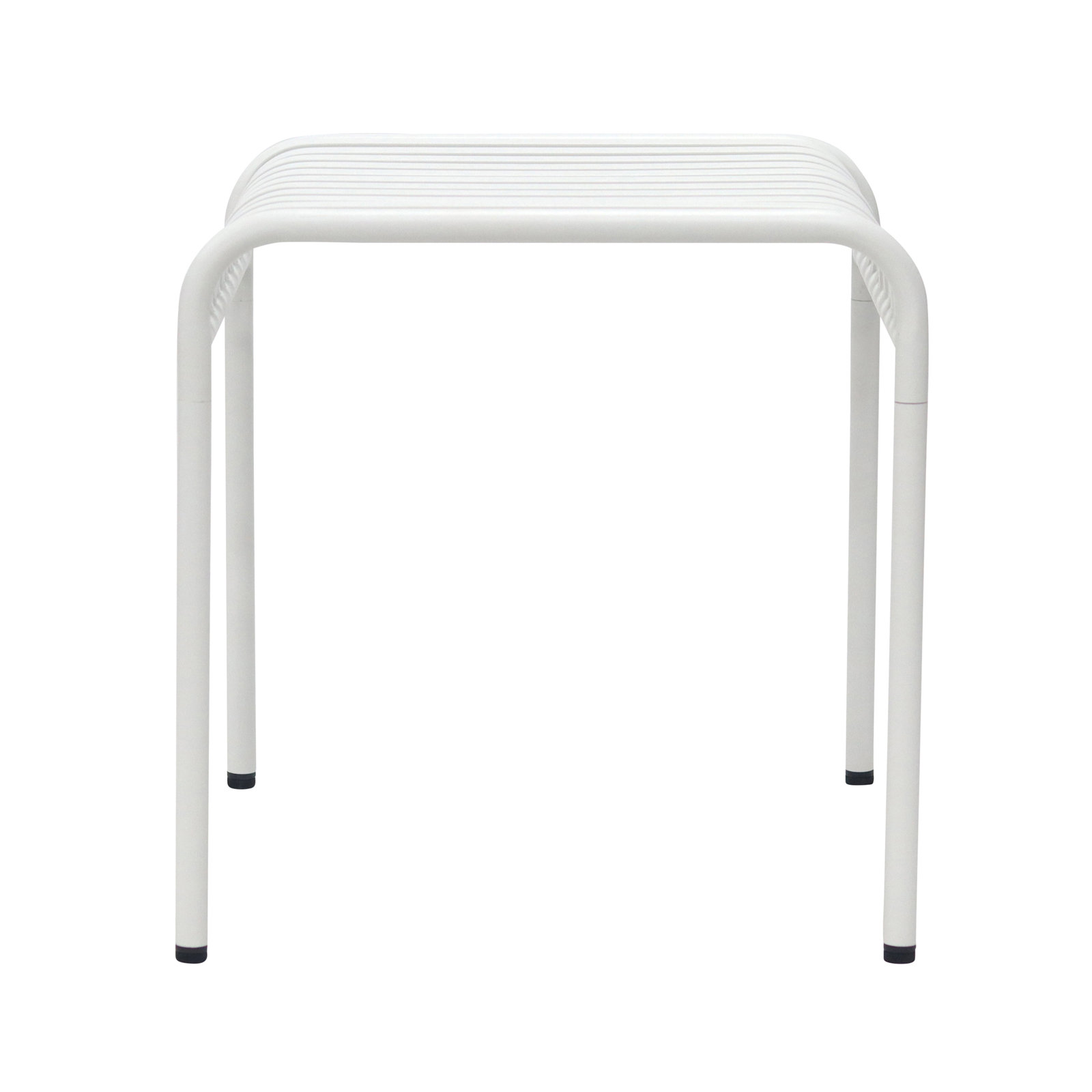 Winchester Outdoor Patio Side Table, White, White
