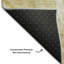 Tapis doré Prisco lavable à la machine de qualité supérieure-240212584