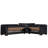 PrimeNest NimbusFlow Collection Upholstered Convertible Sectional with Storage