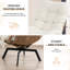 Chaise pivotante d'extérieur en osier avec coussins-117531509-117531512