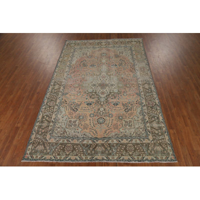 Handmade Wool Floral Traditional Area Rug 6x10