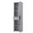 Tall Bathroom Storage Cabinet, Freestanding Storage Cabinet With Two Different Size Doors And Adjustable Shelf, Door Shelve Design, MDF Board With Painted Finish, Gray-1385524189