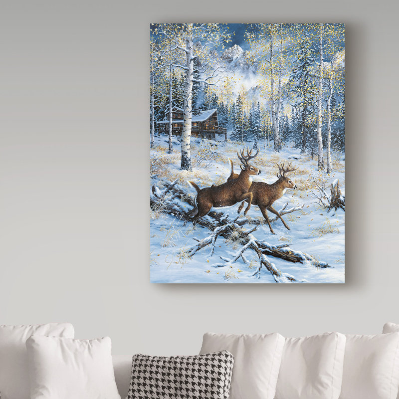 «A pair» par Fazulla, impression sur toile tendue, H 47 po x l 35 po x P 2 po