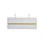 Meuble-lavabo mural 60 po avec lavabo, armoire de rangement flottante avec comptoir en résine de pierre et tiroirs à fermeture en douceur 60 po-416923923-416923948-416923951