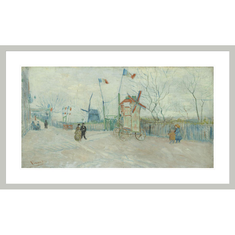 «Impasse des Deux Frères» par Vincent van Gogh, impression giclée encadrée, 25,47 po H x 41,5 po L