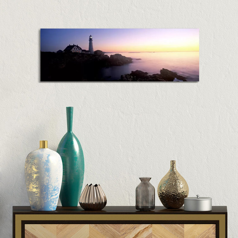 1 Piece Wrapped Canvas Panoramic Wall Art, 30.48 cm H x 91.44 cm W x 1.91 cm D