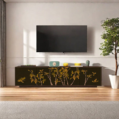 Premium Pine Wood TV Stand