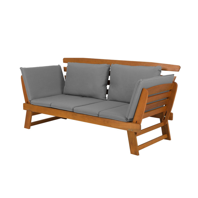 Canale Solid Wood Eucalyptus Outdoor Bench